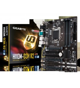 Placa de baza gigabyte h110m-d3h r2, lga1151 v2, intel h110 express chipset, 4 x ddr4 dimm sockets supporting up to 64 gb of sys