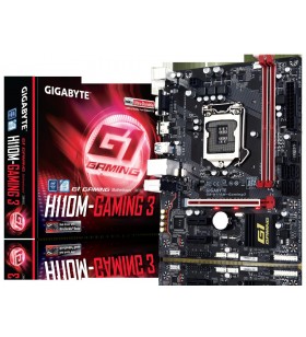 Placa de baza gigabyte h110m-gaming 3, lga1151 v2, intel h110 express chipset, 2 x ddr4 dimm sockets supporting up to 32 gb of s