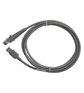Cable, usb, type a, power off terminal, straight, short overmold, 2 m