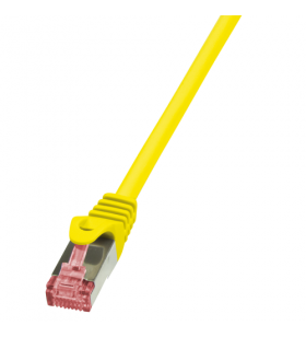 Logilink cq2017s logilink - patchcord cablu cat.6 s/ftp pimf primeline 0,25m, galben