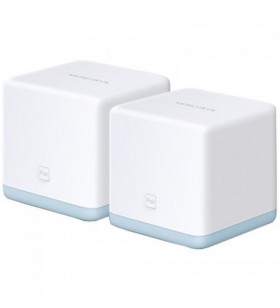 Mesh mercusys sistem wireless complete coverage - router ac1200 whole-home "halo s12(2-pack)" (include timbru verde 1 leu)