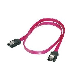 Sata connection cable, l-type, w/ latch f/f, 0.3m, straight, sata ii/iii, re