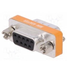 Digitus zero modem adapter/d-sub9 metal housing m/f