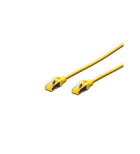 Digitus cat6a s-ftp patch cable/lszh awg 26/7 length 0.25 m yellow