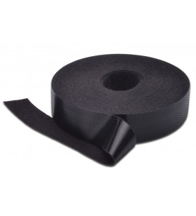 Digitus velcro tape, 20 mm wide for structured cabling, 10 m roll, color black