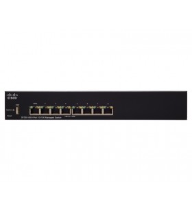 Cisco sf350-08-k9-eu 8-port 10/100/managed switch in