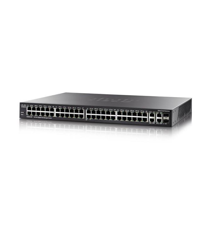 Cisco 2p 52 port gigabit poe managed – sg350-52p-k9-uk