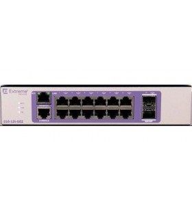 Extreme networks 210-12t-ge2 managed l2 gigabit ethernet [10/100/1000] bronze,purple