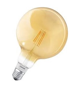 Light bulb bt e27 globe amber/4058075174504 ledvance