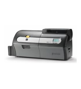 Printer zxp series 7 single sided, uk/eu cords, usb, 10/100 ethernet, iso hico/loco mag s/w selectable