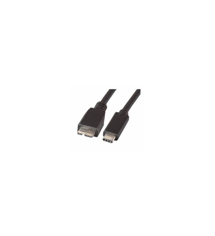 1.0m usb 3.1 microb/m to c/m/black - premium cable