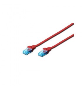 Digitus dk-1512-030/r digitus premium cat 5e utp patch cable, length 3m, color red