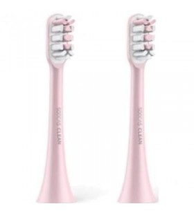 Electric toothbrush acc head/pink 2pcs soocas
