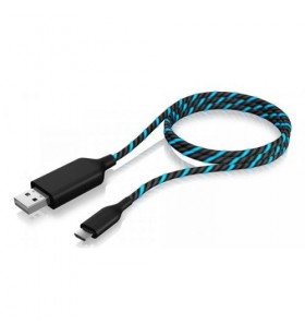 Icybox ib-cb023el icybox usb 2.0 type a to usb micro-b electroluminescent cable