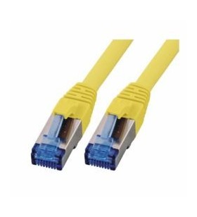 Cat6a s-ftp-flex-lszh-5.00m-ye/cat7 raw cable-10gbit-cu-500mhz