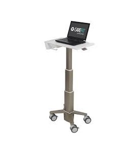 Ergotron c50-1100-0 carefit slim medical laptop cart, non-powered