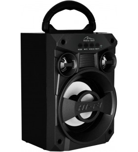 Mediatech mt3155 boombox lt - compact bluetooth soundbox, 6w rms, fm, usb, mp3, aux, microsd