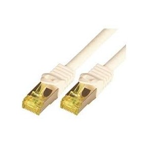 Cat7 s-ftp-pimf-lszh-25.0m-whi/raw cable-26/7-rj45-4p-600mhz