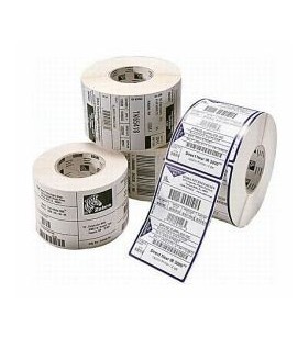 Label, polyethylene, 102x152mm thermal transfer, polye 3100t gloss, permanent adhesive, 76mm core