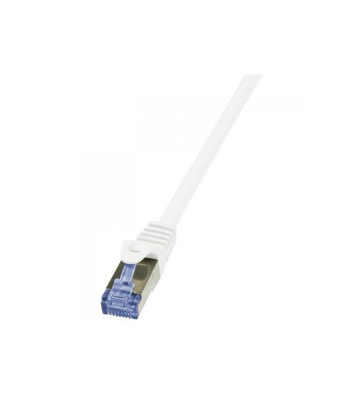 Logilink cq3021s logilink - patchcord cablu cat.6a 10g s/ftp pimf primeline 0,50m alb