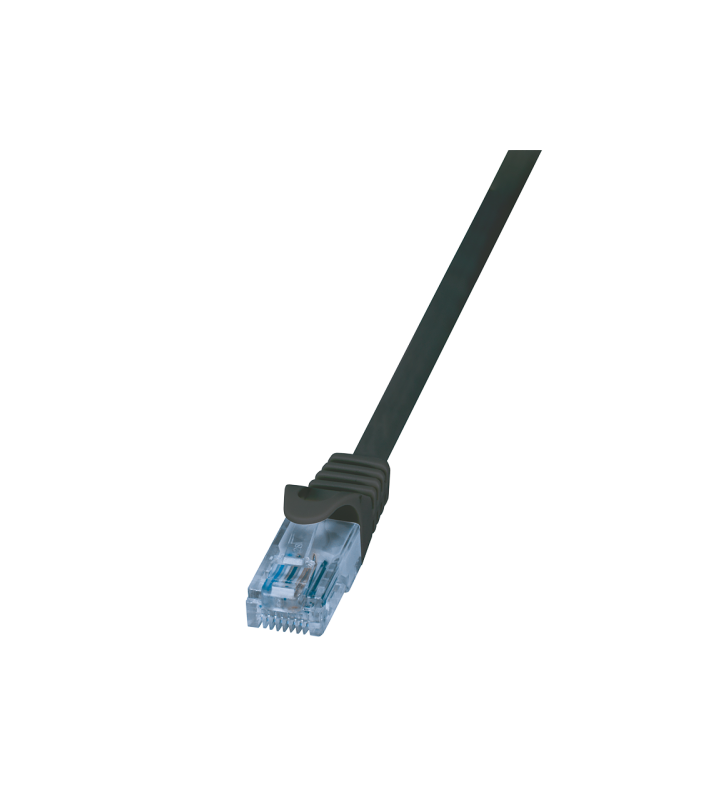 Logilink cp3033u logilink - patch cable cat.6a 10ge home u/utp econline black 1,00m