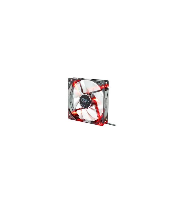 Ventilator deepcool pc 120x120x25 mm, 4 red led, hydro bearing, "wind blade 120 red"