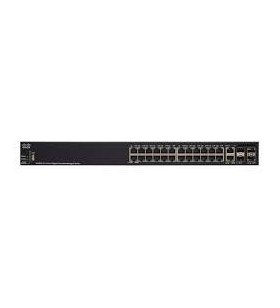 Cisco sg350x-24mp-k9-eu cisco sg350x-24mp 24-port gigabit poe stackable switch