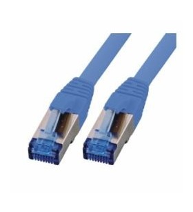 Cat6a s-ftp-flex-lszh-0.50m-bl/cat7 raw cable-10gbit-cu-500mhz