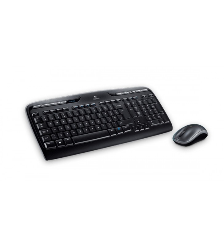 Logitech mk320 tastaturi rf fără fir greacă negru