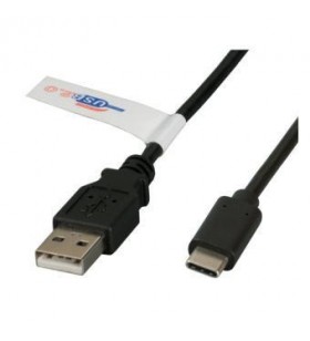 M-cab 7200530 usb cable 0.5 m 2.0 usb a usb c black