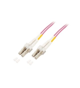 M-cab 7003401 fiber optic cable 1 m om4 lc violet