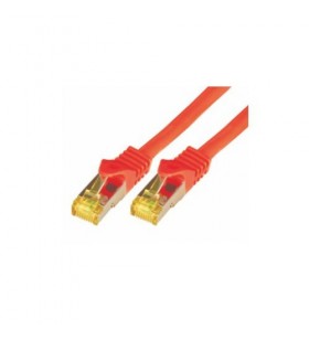 2m cat7 s-ftp lszh red 5pack/raw cable pimf rj45 500mhz