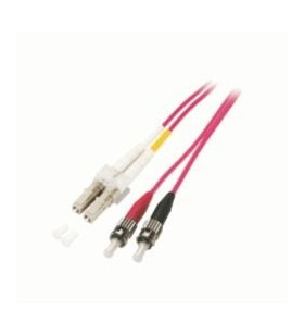 M-cab 7003424 fibre optic cable 2 m om4 lc st violet