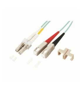 M-cab 7003308 fibre optic cable 2 m om3 lc sc turquoise,multicolour