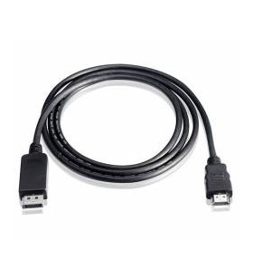 3m dp 1.2 to hdmi cable/m/m - gold - w/interlock