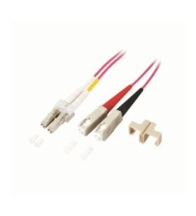 M-cab 7003418 fibre optic cable 3 m om4 lc sc violet