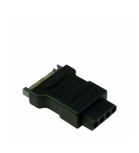 Inter-tech sata/molex s-ata 15 pin ide/molex 4 pin black