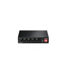 Edimax es-5104ph v2 edimax 5x10/100 switch, 4x poe+ ports, ext. power, 802.3af/at,55w budget (30w/p)
