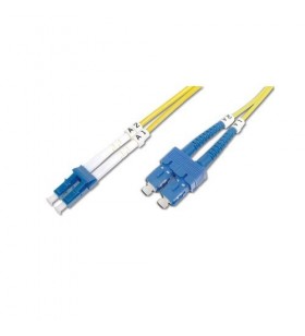 Digitus dk-2932-02 digitus fiber optic patch cord, duplex sm 9/125 lc / sc 2m