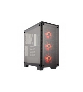 Corsair crystal series 460x rgb tempered glass compact mid-tower atx