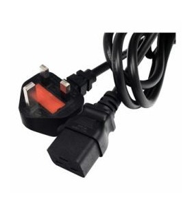Power cord uk/iec60320/c 19 to bs1363 10 ft