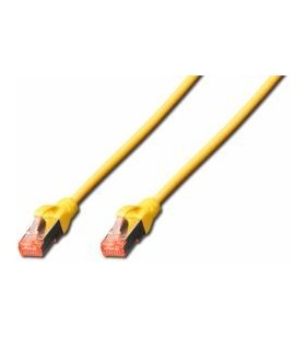 Cat 6 s-ftp outdoor patch cable/cu pe awg 27/7 5 m yellow