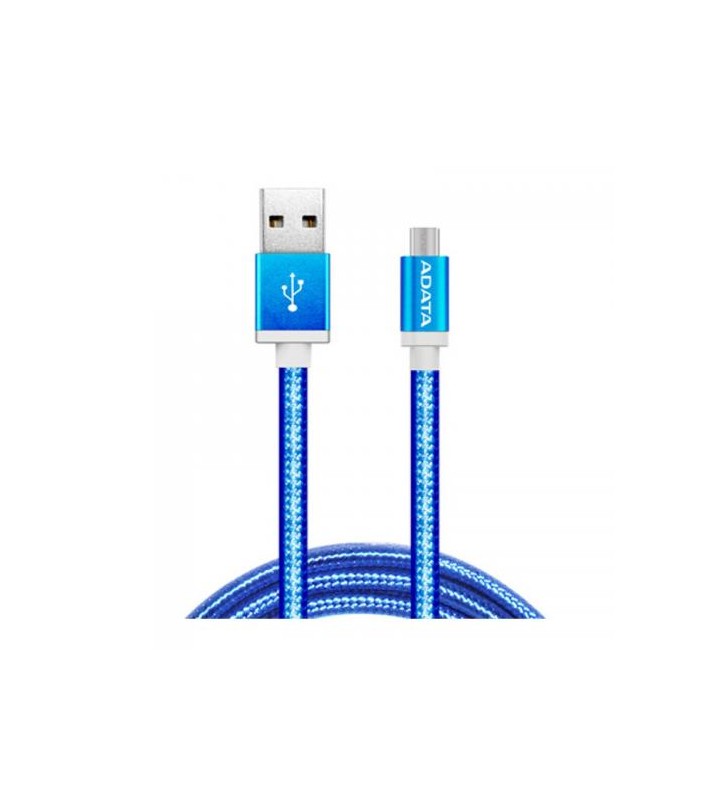 Adata amucal-100cmk-cbl adata cablu usb tip-a , charge and sync data on android, albastru