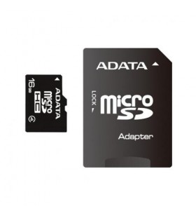 Adata ausdh16gcl4-ra1 card memorie adata microsdhc 16gb cl4 + adaptor