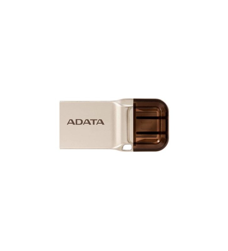 Adata auc370-64g-rgd adata usb-c, usb-a 3.1 flash drive uc370 64gb golden