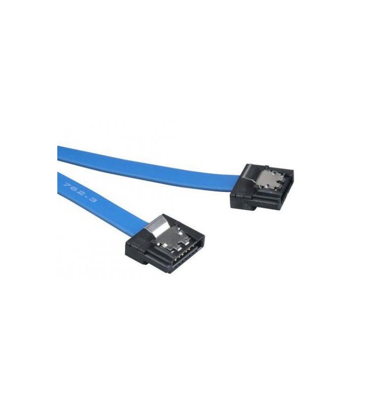 Akasa ak-cbsa05-15bl akasa super cablu slim sata rev 3.0 - 15cm, albastru