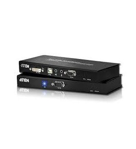 Aten ce600-a7-g aten ce600 dvi and usb based kvm extender with rs-232 serial 60 m