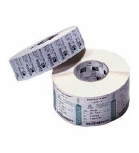 Label, polyester, 76x25mm thermal transfer, z-ultimate 3000t white, permanent adhesive, 76mm core