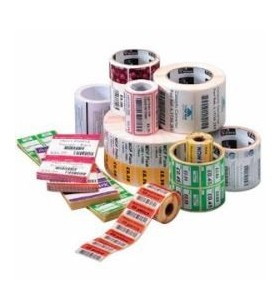 Label, paper, 102x64mm direct thermal, z-select 2000d, coated, permanent adhesive, 25mm core, perforation