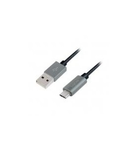 Logilink cu0132 logilink - sync & charging cable, usb to micro usb male, grey